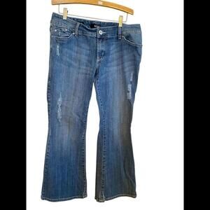 A.N.A Lightwash Destressed Bootcut Jeans Sz.12P